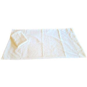 Hotel Style Pillow Cases King Size Set of 2 Cream Ivory Off-White